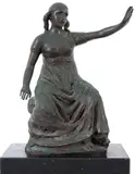 Menina by Rodolfo Bernardelli, escultura em bronze, offered Nov 2018