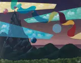 Walter Lewy, Composição com Montanhas, Esferas e Céu Vislumbrado