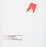Alfredo Volpi, Bandeira, 1978, serigrafia e grafite sobre tecido