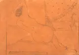 Nu Reclinado by Anita Malfatti, 1920, nanquim sobre papel, offered Nov 2018