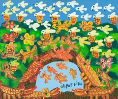 Sem Título by Antônio Poteiro, 2007, óleo sobre tela, offered Nov 2018