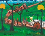 Bienal? Ai? by José Antônio da Silva, 1987, óleo sobre tela, offered Nov 2018
