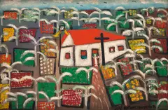 Sem Título by José Antônio da Silva, 1972, óleo sobre tela, offered Nov 2018