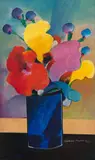 Vaso de Flor by Aldemir Martins, 1982, acrílica sobre tela, offered Nov 2018