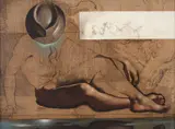 Sérgio Ferro, Narcisse, 1995, óleo, alquidia e acrílica sobre linho