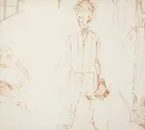 Menino com Arapuca by Candido Portinari, 1959, caneta tinteiro e grafite sobre papel, offered Nov 2018