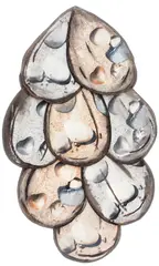 8 Gotas com Pedras by Leda Catunda, 2001, acrílico sobre veludo, offered Nov 2018