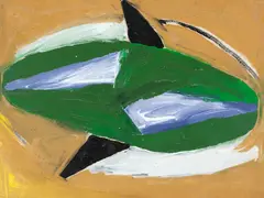 Sem Título by Leonilson, 1984, acrílica sobre papel, offered Nov 2018