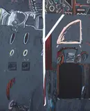 Anna Bella Geiger, Sem Título, 1989, óleo sobre tela