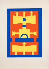 Sem Título by Rubem Valentim, 1969, serigrafia sobre papel, offered Nov 2018