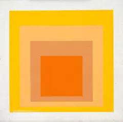 Josef Albers, Sem Título, serigrafia sobre papel