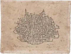Geraldo de Barros, Sem Título, 1951, litografia sobre papel