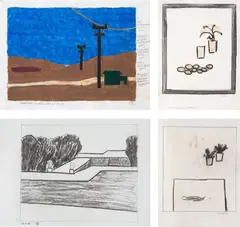 Sem Título by Eleonore Koch, técnica mista e colagem sobre papel, offered Nov 2018