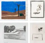 Sem Título by Eleonore Koch, técnica mista e colagem sobre papel, offered Nov 2018
