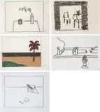 Sem Título by Eleonore Koch, técnica mista e colagem sobre papel, offered Nov 2018