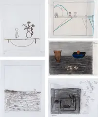 Sem Título by Eleonore Koch, técnica mista e colagem sobre papel, offered Nov 2018