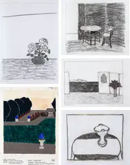Sem Título by Eleonore Koch, técnica mista e colagem sobre papel, offered Nov 2018