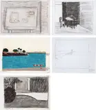 Sem Título by Eleonore Koch, técnica mista e colagem sobre papel, offered Nov 2018