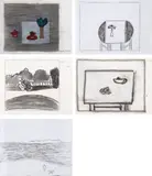 Sem Título by Eleonore Koch, técnica mista e colagem sobre papel, offered Nov 2018