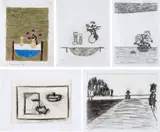 Sem Título by Eleonore Koch, técnica mista e colagem sobre papel, offered Nov 2018