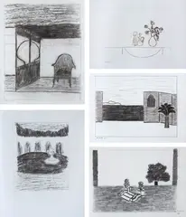 Sem Título by Eleonore Koch, técnica mista e colagem sobre papel, offered Nov 2018