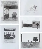 Sem Título by Eleonore Koch, técnica mista e colagem sobre papel, offered Nov 2018