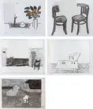 Sem Título by Eleonore Koch, técnica mista e colagem sobre papel, offered Nov 2018