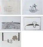 Sem Título by Eleonore Koch, técnica mista e colagem sobre papel, offered Nov 2018
