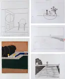 Sem Título by Eleonore Koch, técnica mista e colagem sobre papel, offered Nov 2018