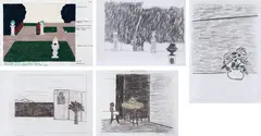 Sem Título by Eleonore Koch, técnica mista e colagem sobre papel, offered Nov 2018