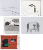 Sem Título by Eleonore Koch, técnica mista e colagem sobre papel, offered Nov 2018