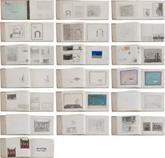 Caderno de Desenho nº 5 by Eleonore Koch, grafite, carvão e têmpera sobre papel, offered Nov 2018