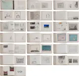 Caderno de Desenho nº 5 by Eleonore Koch, grafite, carvão e têmpera sobre papel, offered Nov 2018