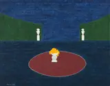 Eleonore Koch, Park With Oval Pond