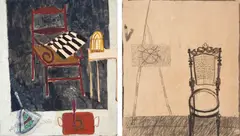 Sem Título by Eleonore Koch, técnica mista sobre papel, offered Nov 2018