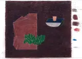 Eleonore Koch, Folha de Papel, Mata Borrão e Papel Amassado, 1998, pastel e grafite sobre papel
