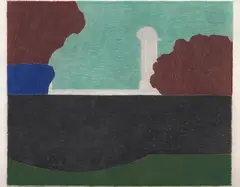 Eleonore Koch, Sem Título, 1987, pastel sobre papel