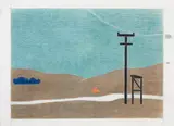 Eleonore Koch, Deserto do Arizona, 1996, pastel sobre papel