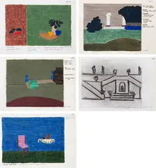 Sem Título by Eleonore Koch, técnica mista e colagem sobre papel, offered Nov 2018