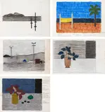 Sem Título by Eleonore Koch, técnica mista e colagem sobre papel, offered Nov 2018