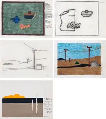 Sem Título by Eleonore Koch, técnica mista e colagem sobre papel, offered Nov 2018