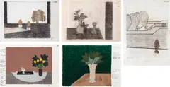 Sem Título by Eleonore Koch, técnica mista e colagem sobre papel, offered Nov 2018