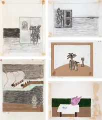 Sem Título by Eleonore Koch, técnica mista e colagem sobre papel, offered Nov 2018