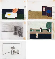 Sem Título by Eleonore Koch, técnica mista e colagem sobre papel, offered Nov 2018