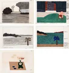 Sem Título by Eleonore Koch, técnica mista e colagem sobre papel, offered Nov 2018