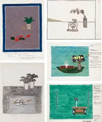 Sem Título by Eleonore Koch, técnica mista e colagem sobre papel, offered Nov 2018