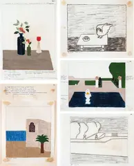 Sem Título by Eleonore Koch, técnica mista e colagem sobre papel, offered Nov 2018