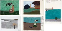 Sem Título by Eleonore Koch, técnica mista e colagem sobre papel, offered Nov 2018