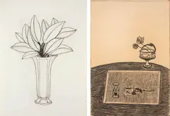 Sem Título by Eleonore Koch, 1981, carvão sobre papel, offered Nov 2018