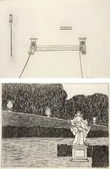 Sem Título by Eleonore Koch, carvão sobre papel, offered Nov 2018